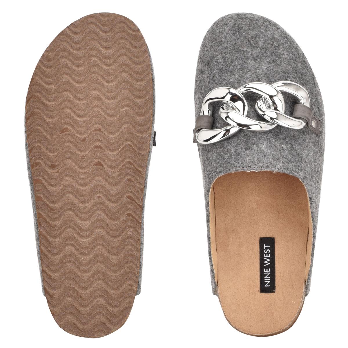 Nine West Everyth Cozy Mules Damen Grau | 8743LTXIQ