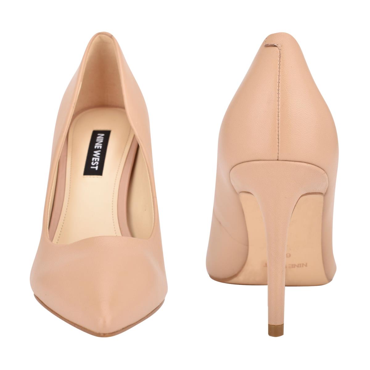 Nine West Ezra Pointy Kappe Pumps Damen Beige | 5068UBDRV