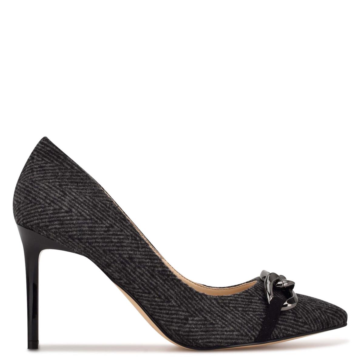 Nine West Ezzie Pointy Kappe Pumps Damen Grau | 1072CEBKN