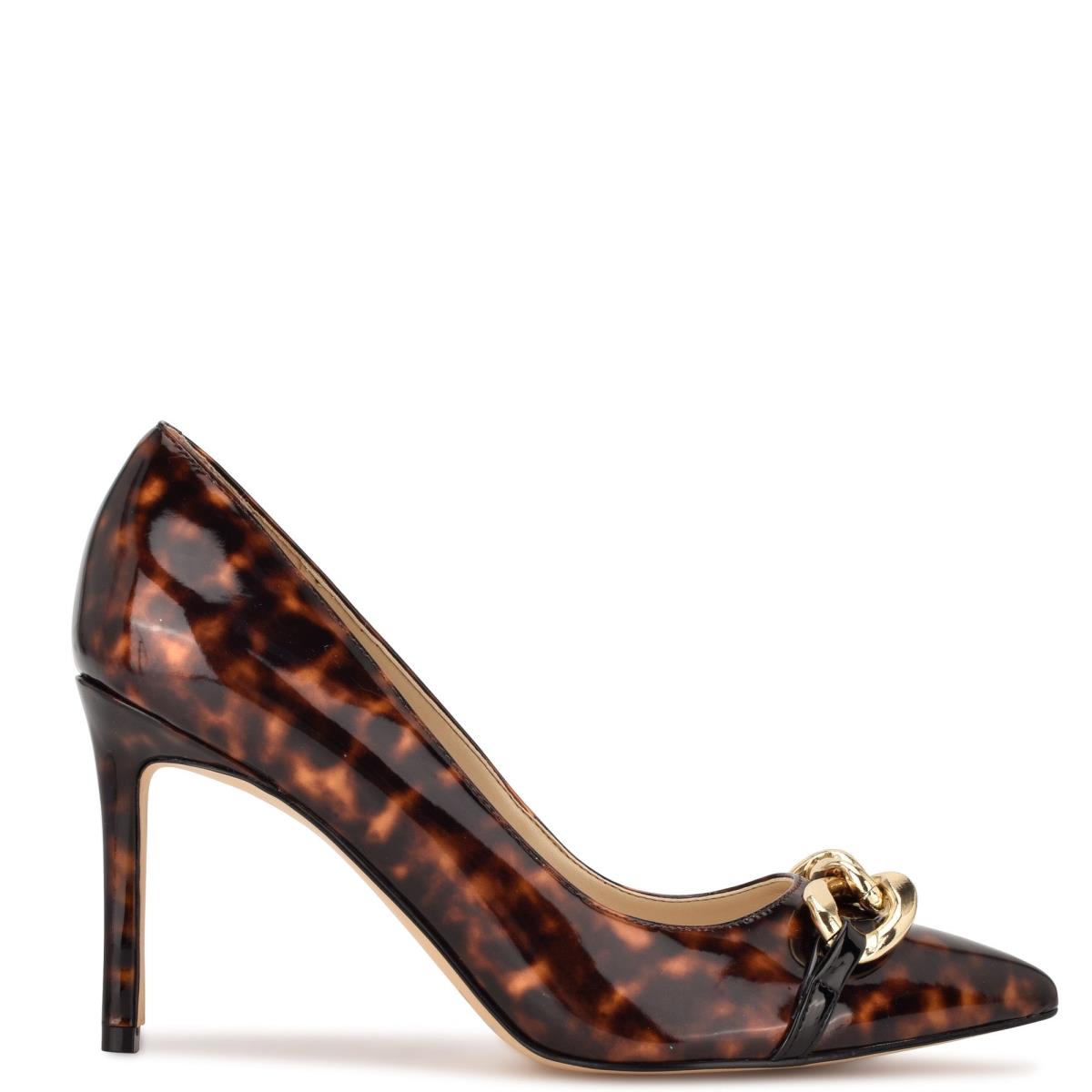 Nine West Ezzie Pointy Kappe Pumps Damen Kaffee | 6879ZXRDO