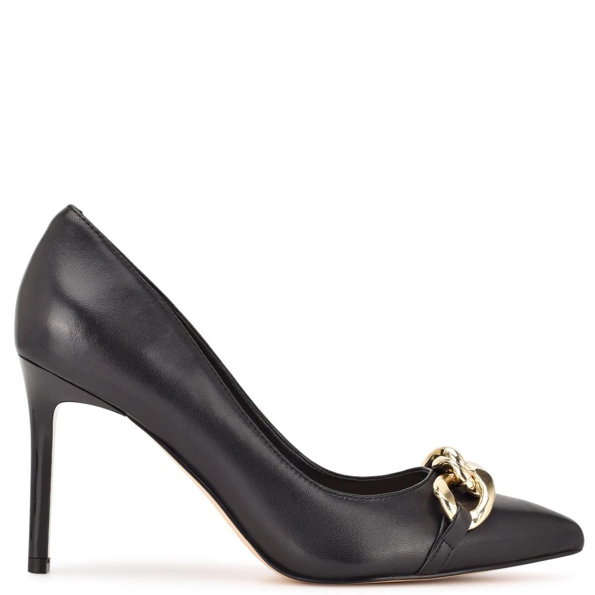 Nine West Ezzie Pointy Kappe Pumps Damen Schwarz | 8579NPBLQ