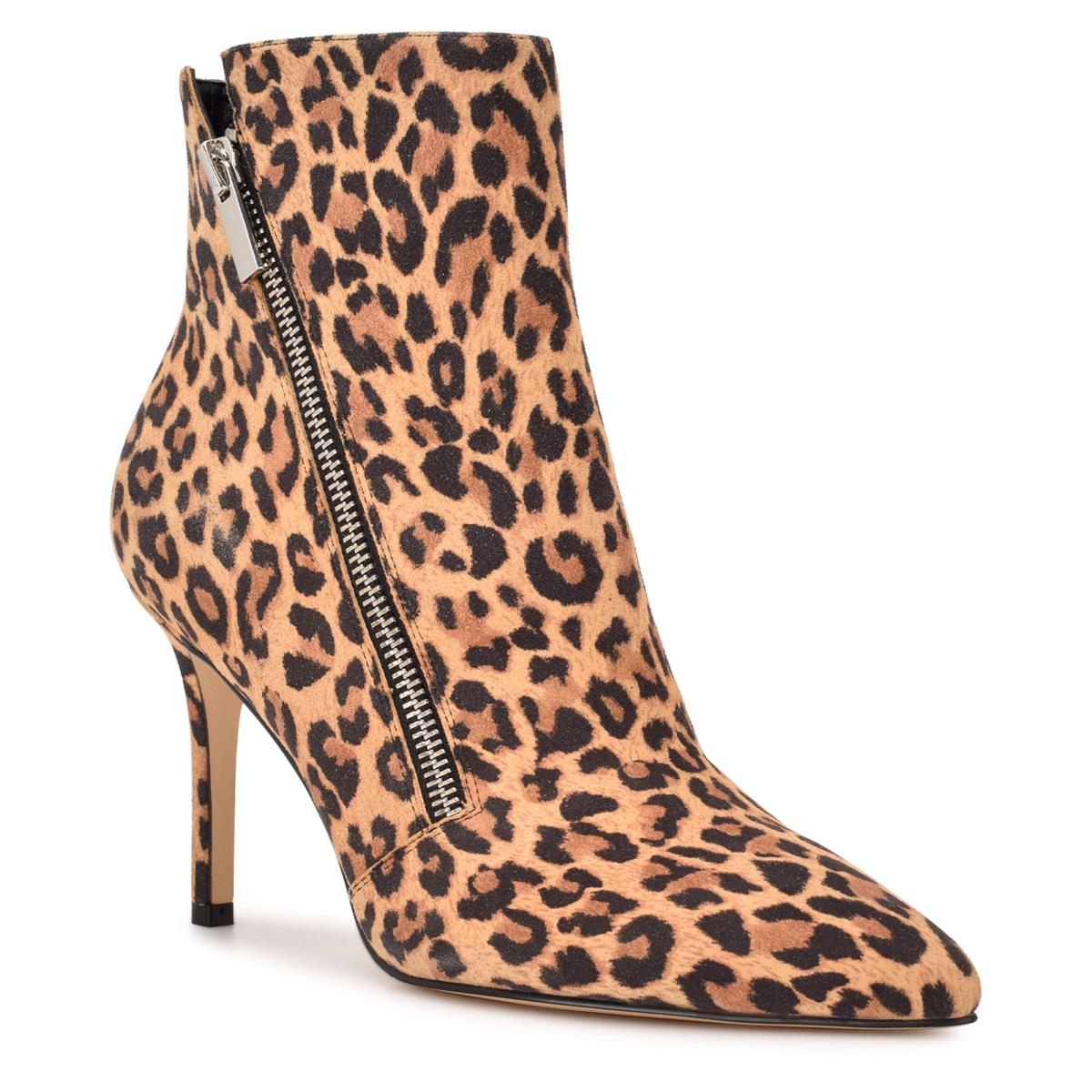 Nine West Fast Kleider Stiefeletten Damen Leopard | 3068LQTEZ