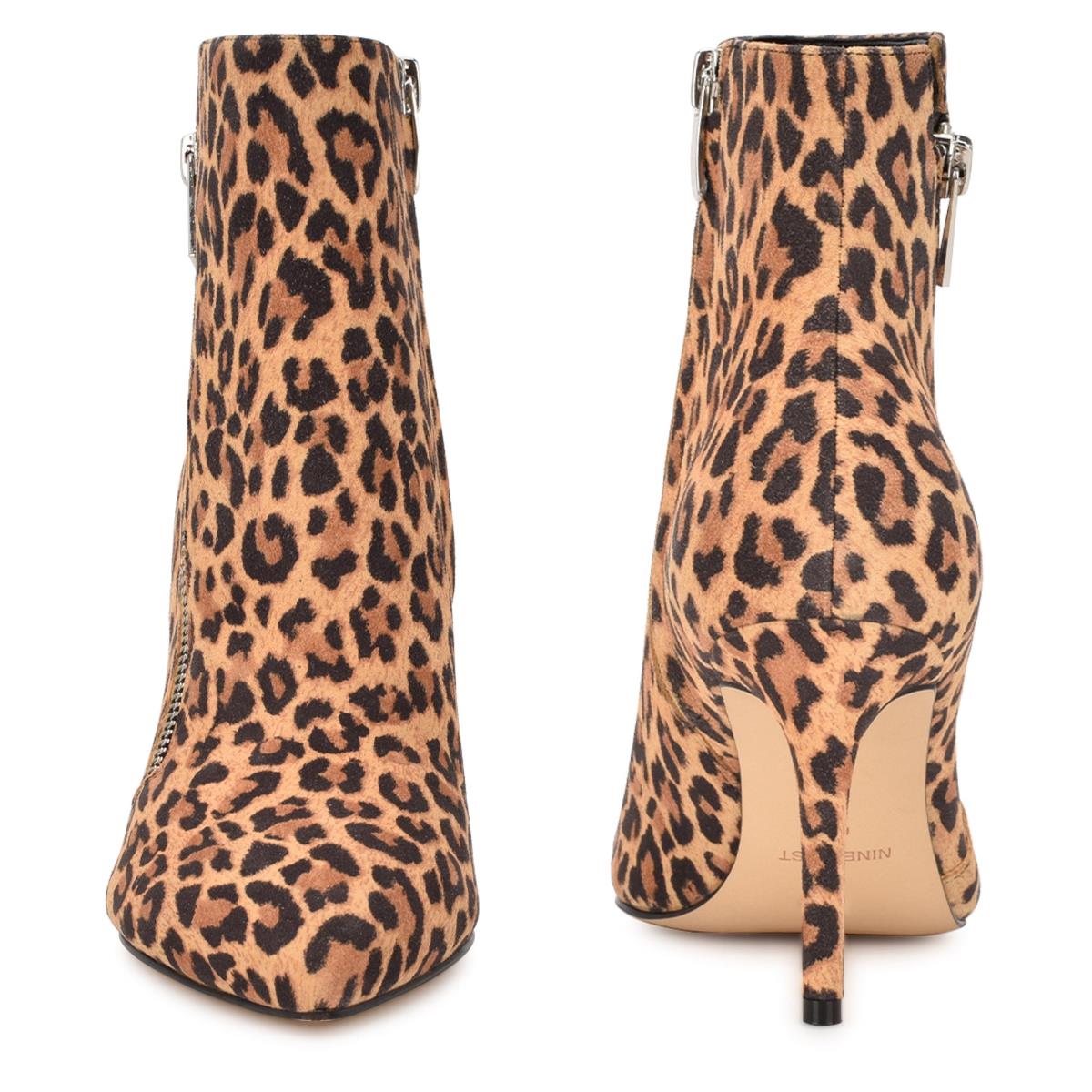 Nine West Fast Kleider Stiefeletten Damen Leopard | 3068LQTEZ