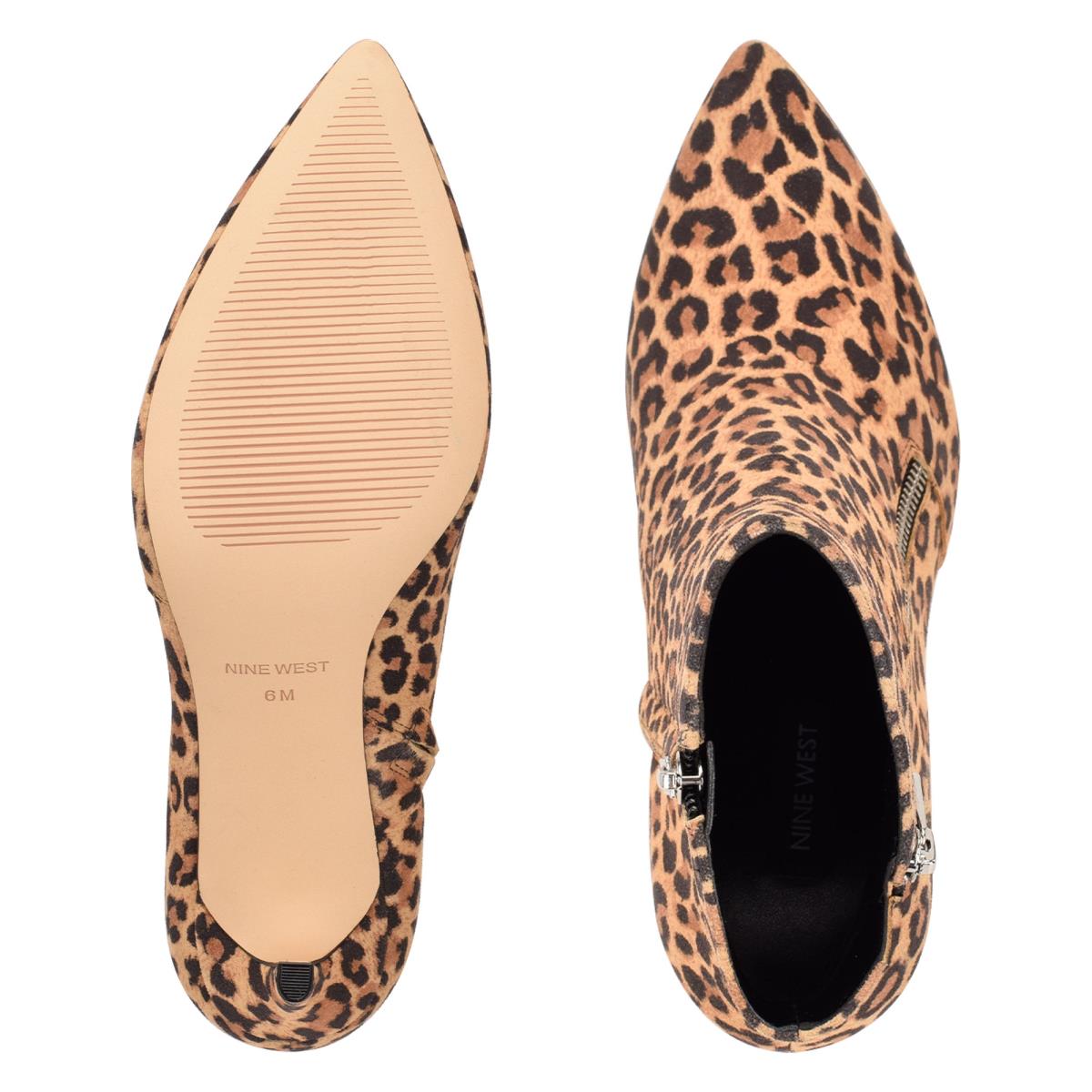 Nine West Fast Kleider Stiefeletten Damen Leopard | 3068LQTEZ