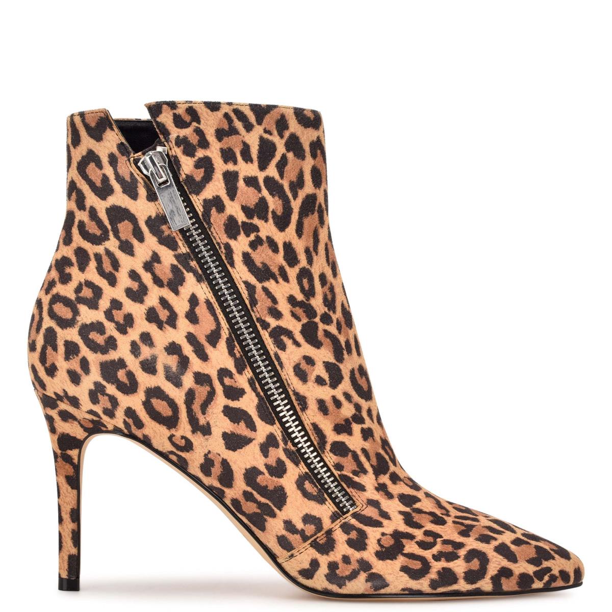 Nine West Fast Kleider Stiefeletten Damen Leopard | 3068LQTEZ