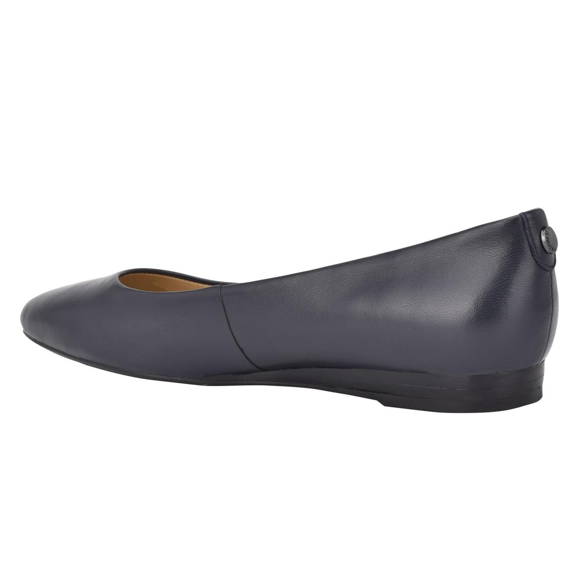 Nine West Ferdi 9x9 Pointy Kappe Flats Damen Navy | 5613EXSZN