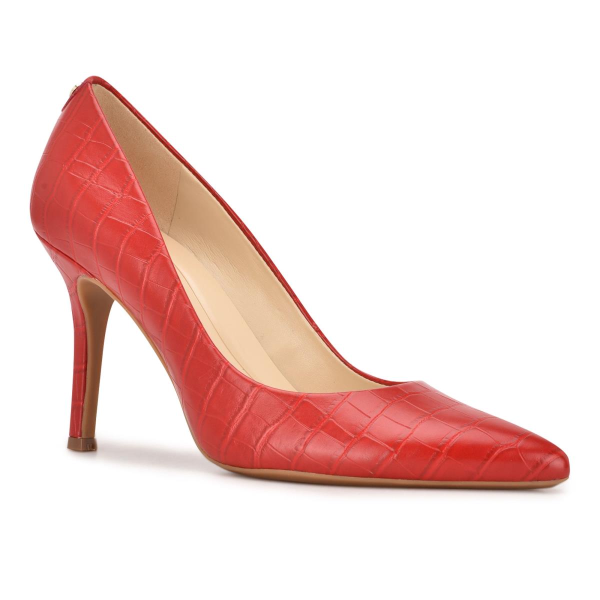 Nine West Fifth 9x9 Pointy Kappe Pumps Damen Rot | 1865NXPST