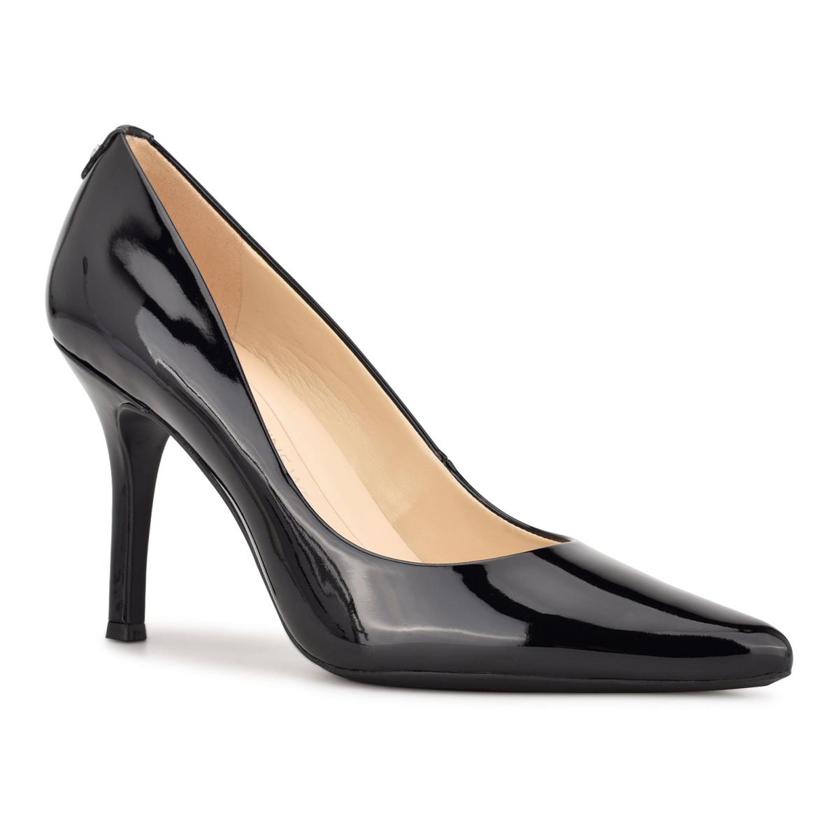 Nine West Fifth 9x9 Pointy Kappe Pumps Damen Schwarz | 8235EICDL