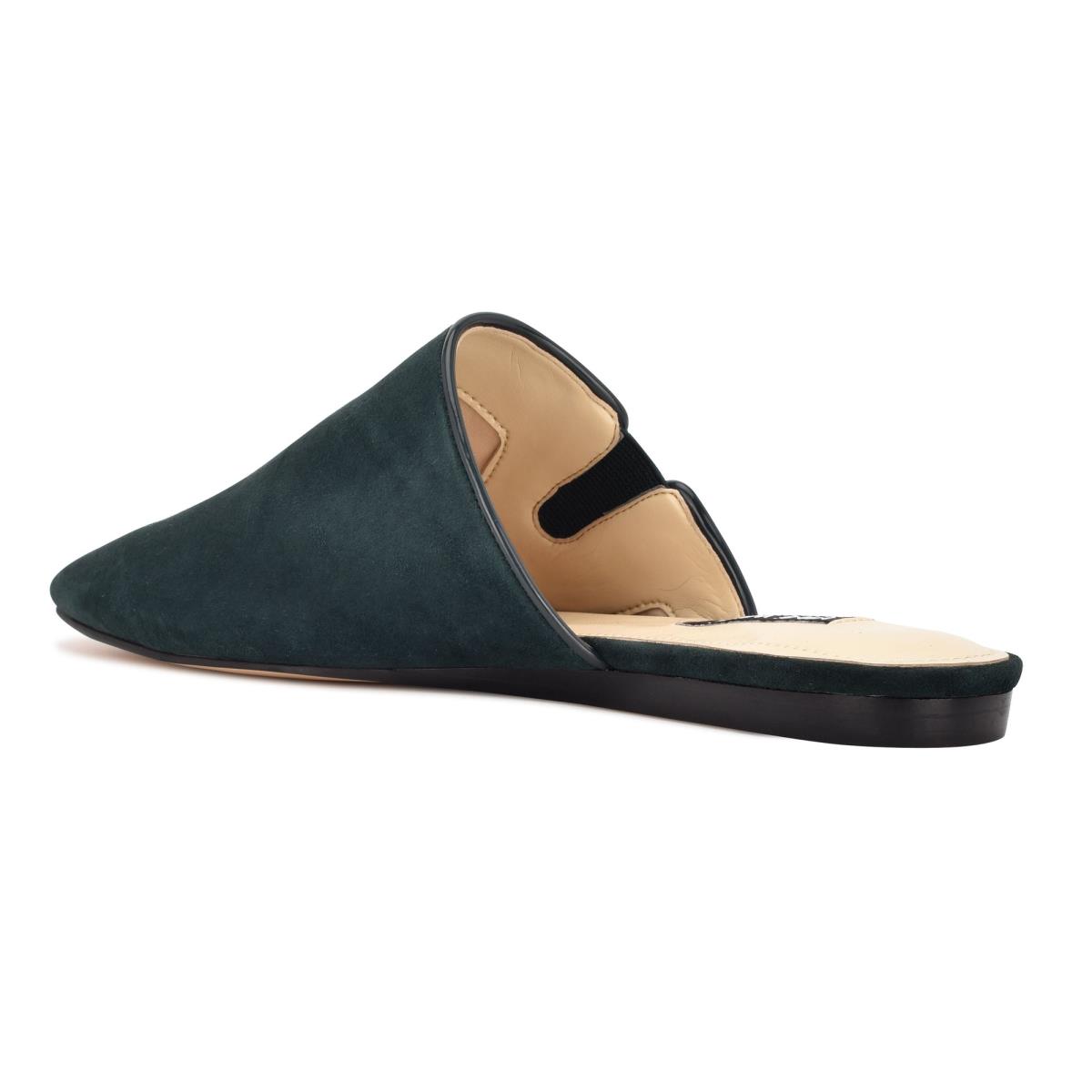 Nine West Freeda Pointy Kappe Mules Damen Olivgrün | 1684AGWFM