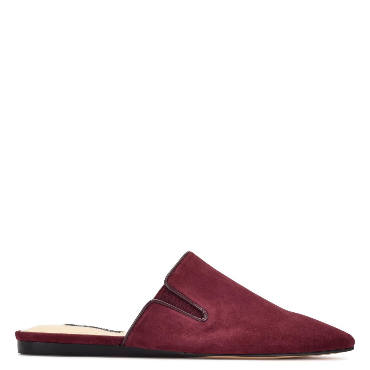 Nine West Freeda Pointy Kappe Mules Damen Bordeaux | 7498HITJD