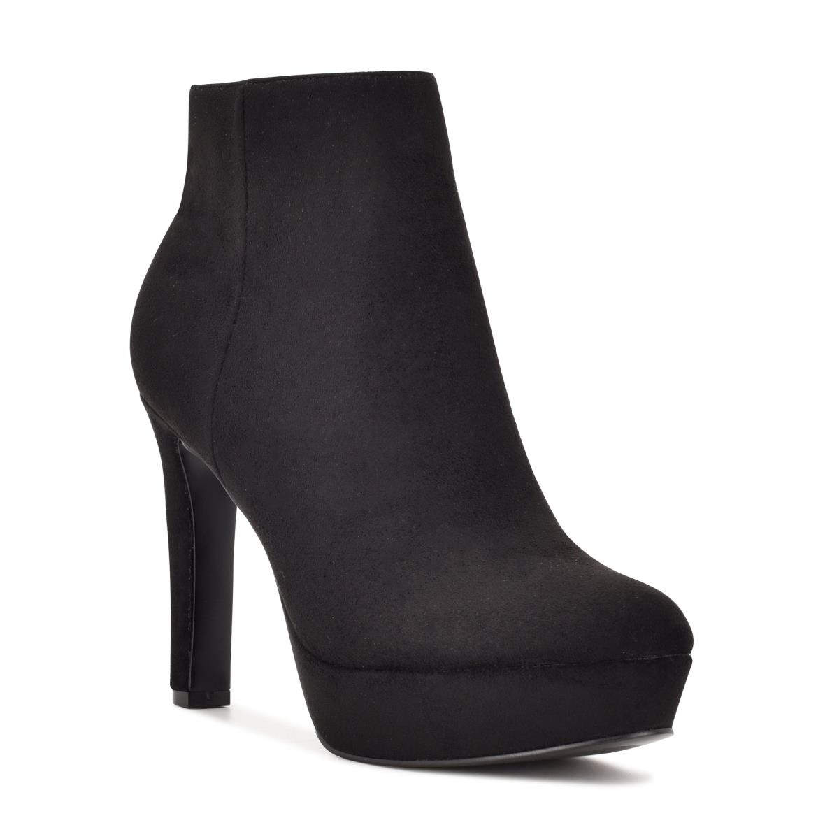 Nine West Glowup Plattform Stiefeletten Damen Schwarz | 0378DJNKE