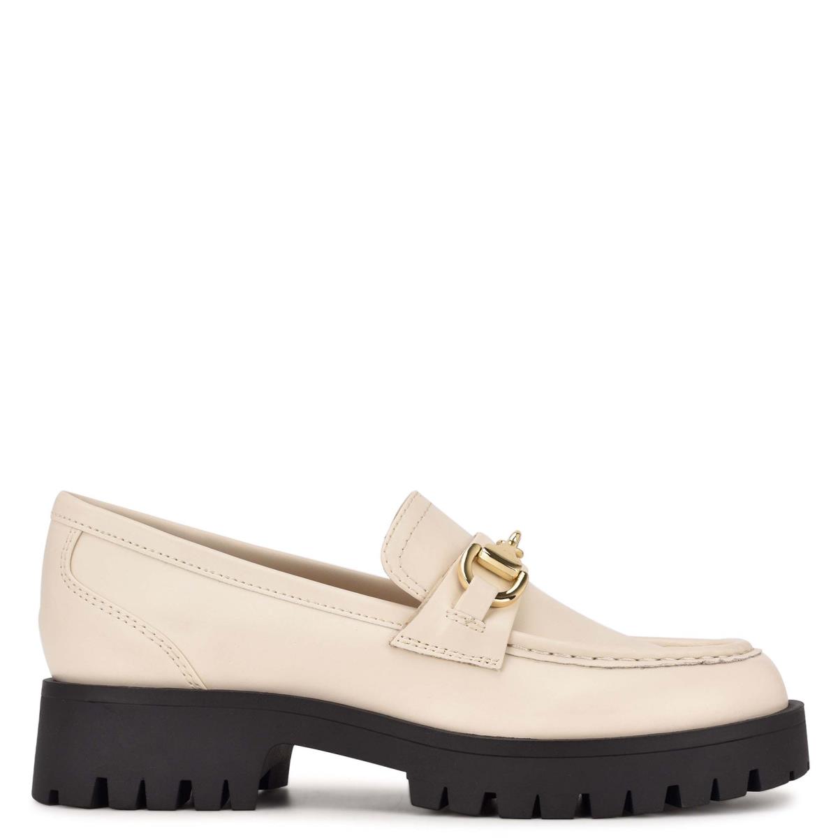 Nine West Gonehme Lug Sole Loafers Damen Weiß | 2573CMXNO