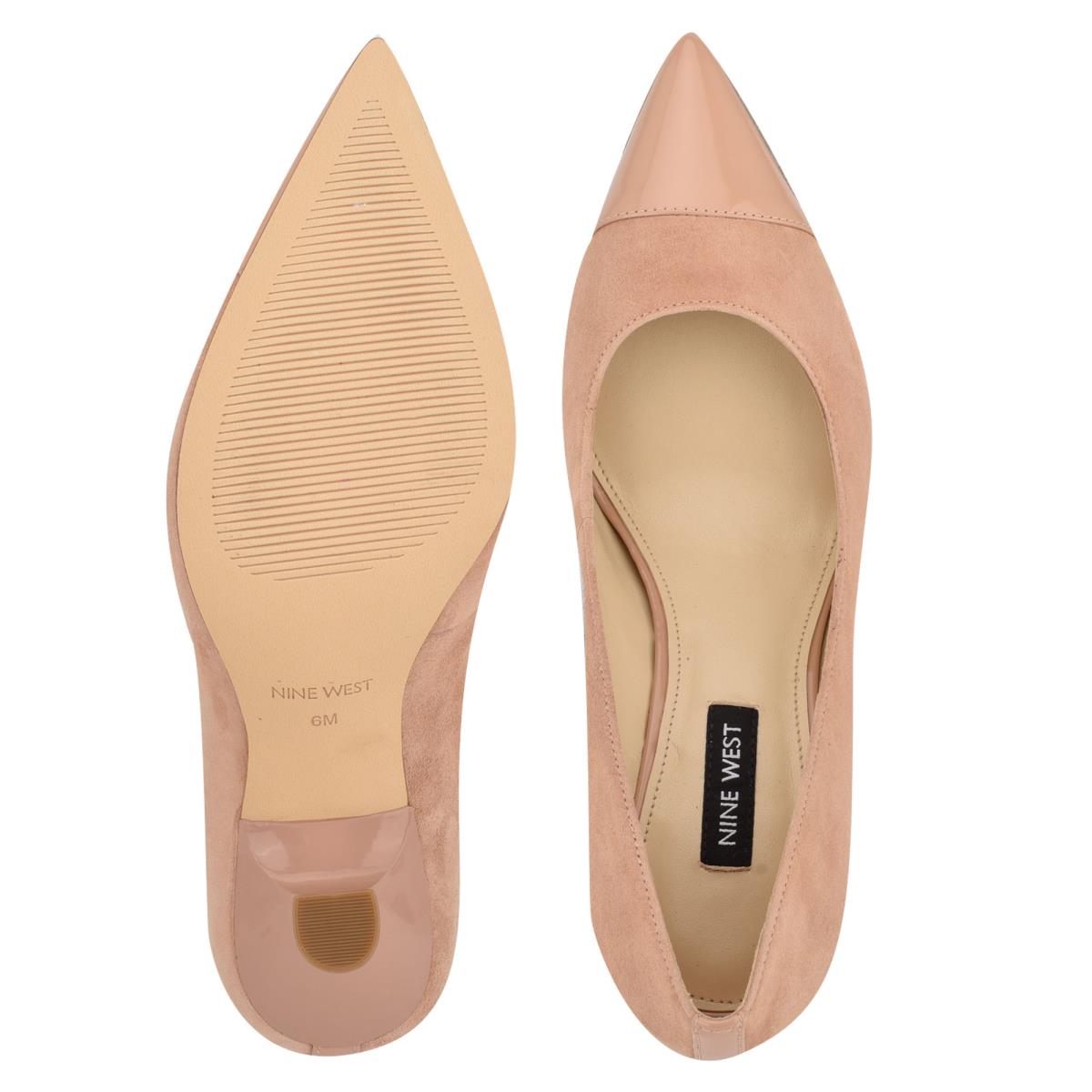 Nine West Hippa Pointy Kappe Pumps Damen Beige | 3617NJRCH