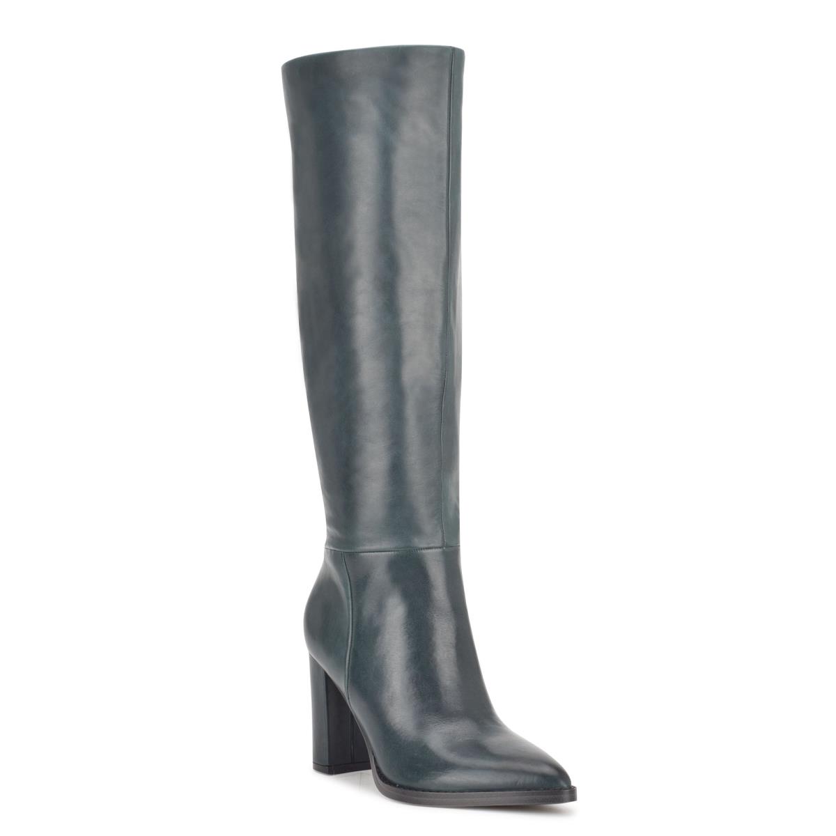 Nine West Hiya Stiefel mit Absatz Damen Schwarz | 4915UYOQE