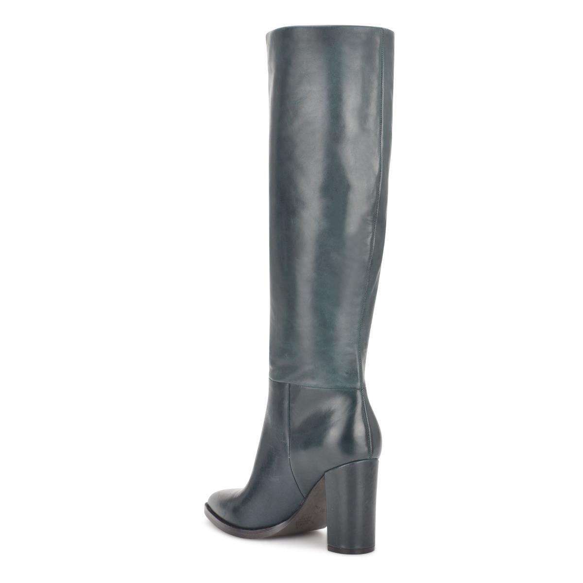 Nine West Hiya Stiefel mit Absatz Damen Schwarz | 4915UYOQE