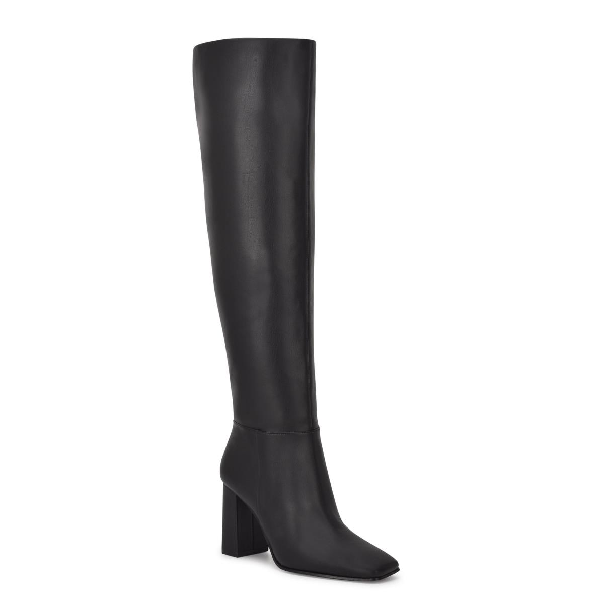 Nine West Kalida Stiefel mit Absatz Damen Schwarz | 5671VWTZI