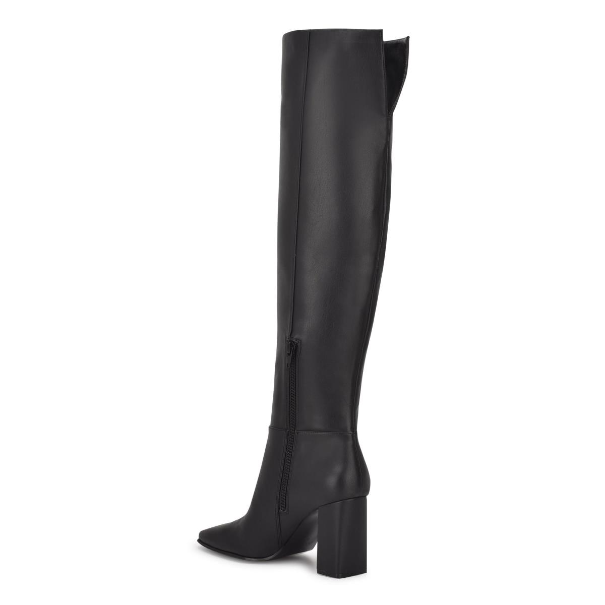 Nine West Kalida Stiefel mit Absatz Damen Schwarz | 5671VWTZI