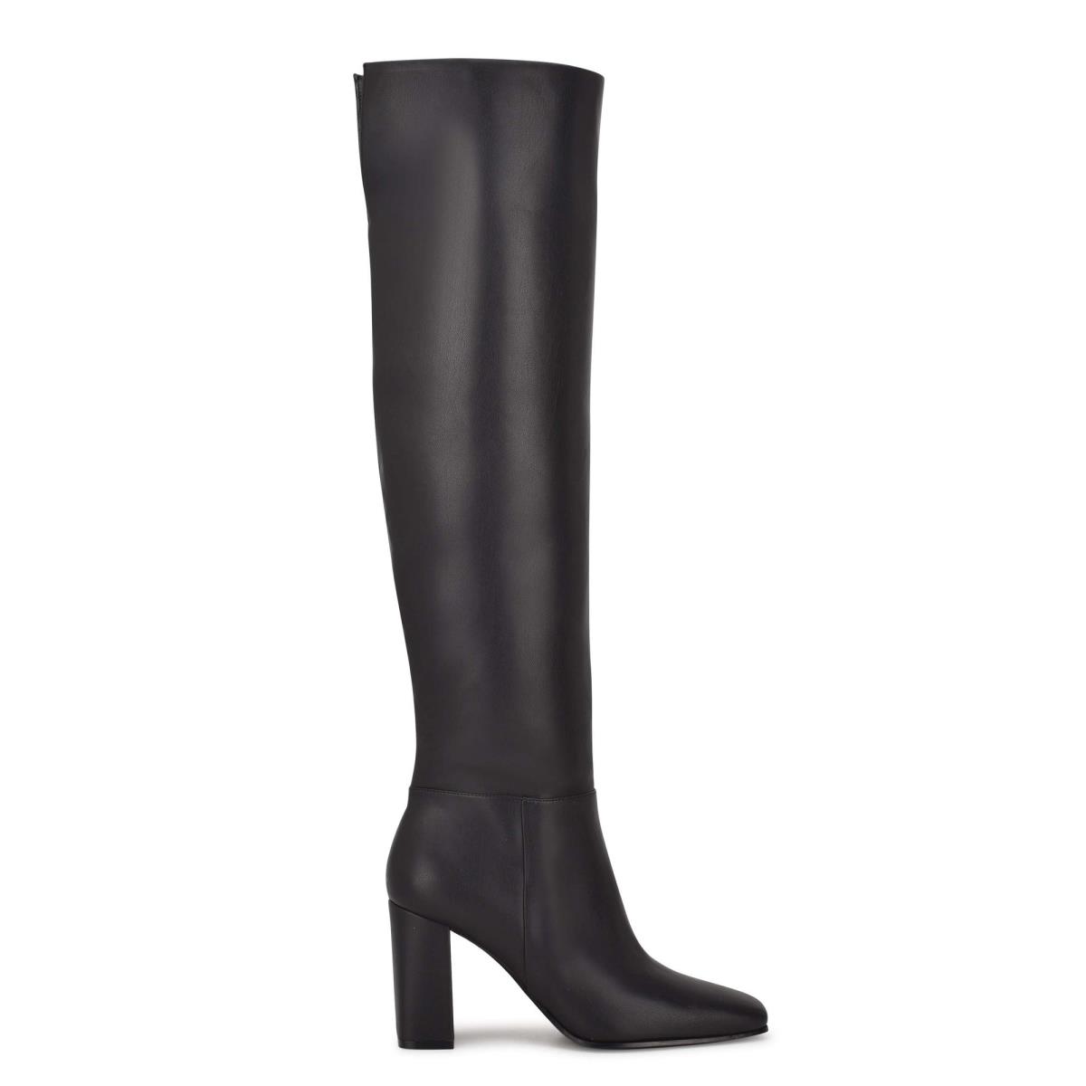 Nine West Kalida Stiefel mit Absatz Damen Schwarz | 5671VWTZI