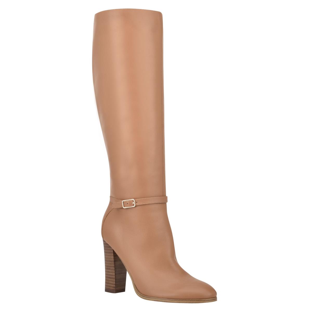 Nine West Kimy Stiefel mit Absatz Damen Beige | 1420LVERX