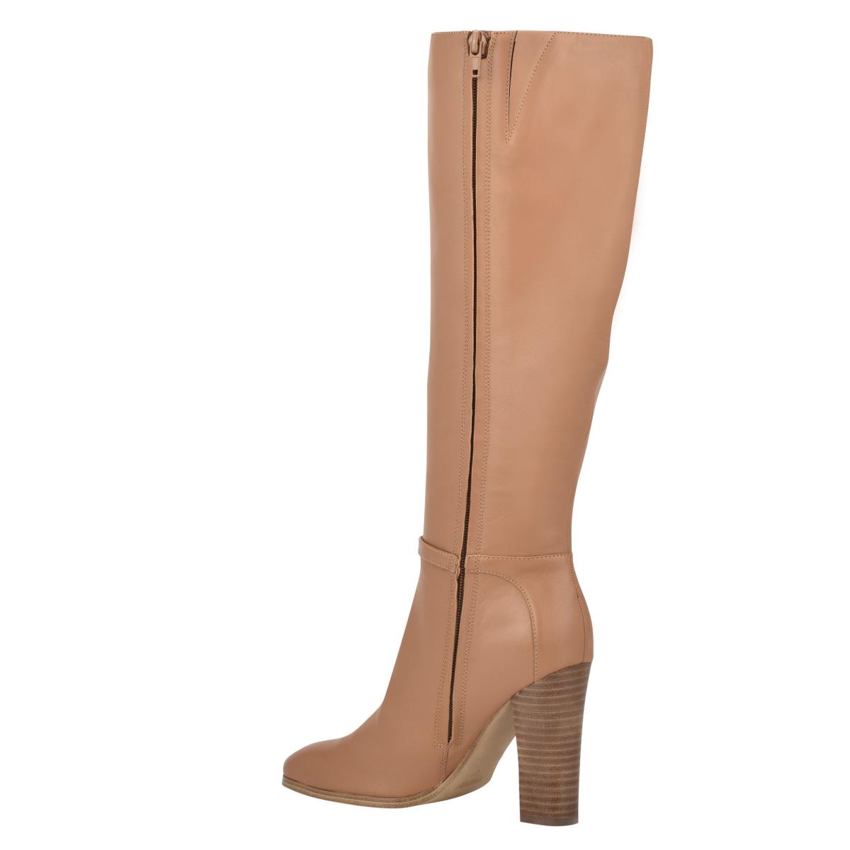 Nine West Kimy Stiefel mit Absatz Damen Beige | 1420LVERX