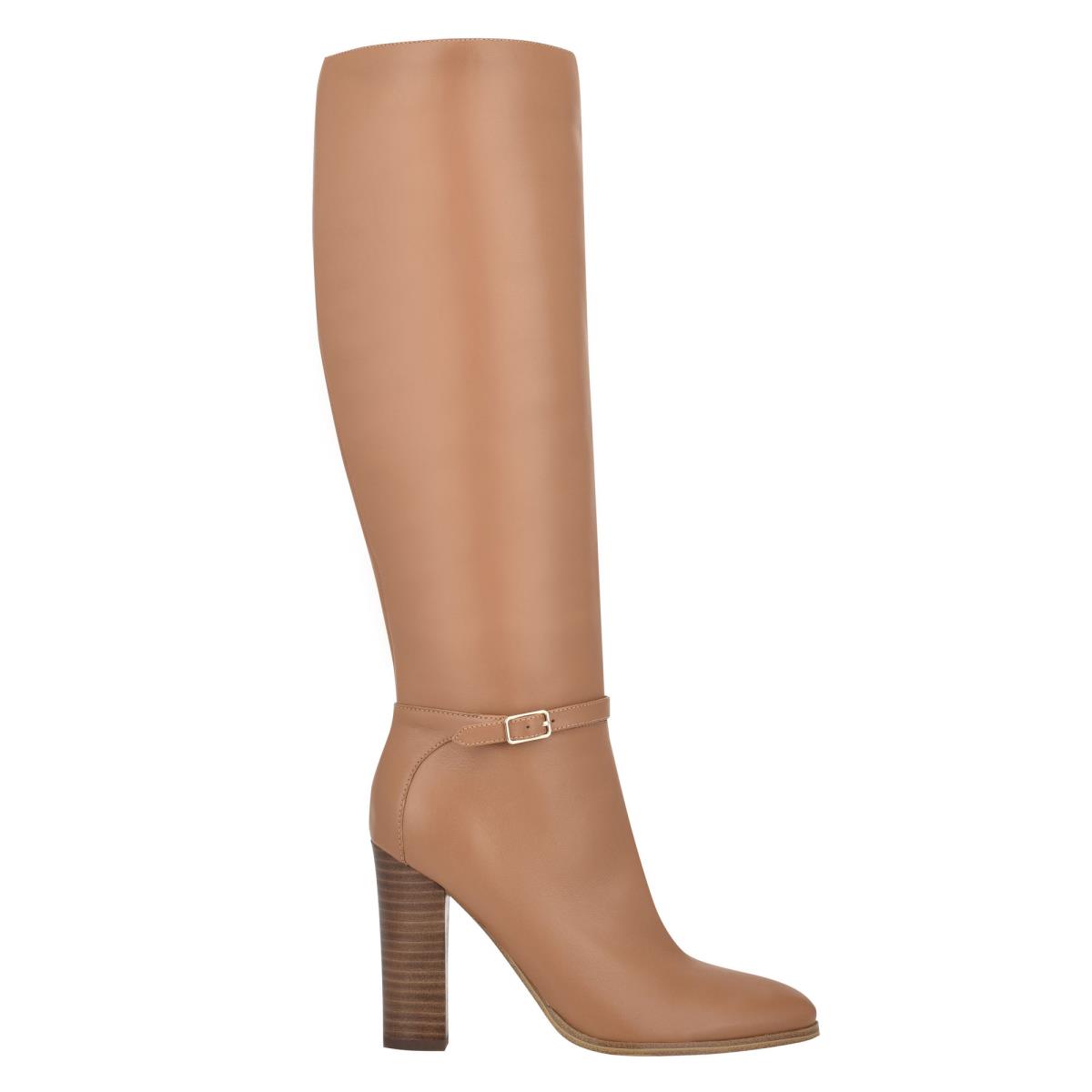 Nine West Kimy Stiefel mit Absatz Damen Beige | 1420LVERX