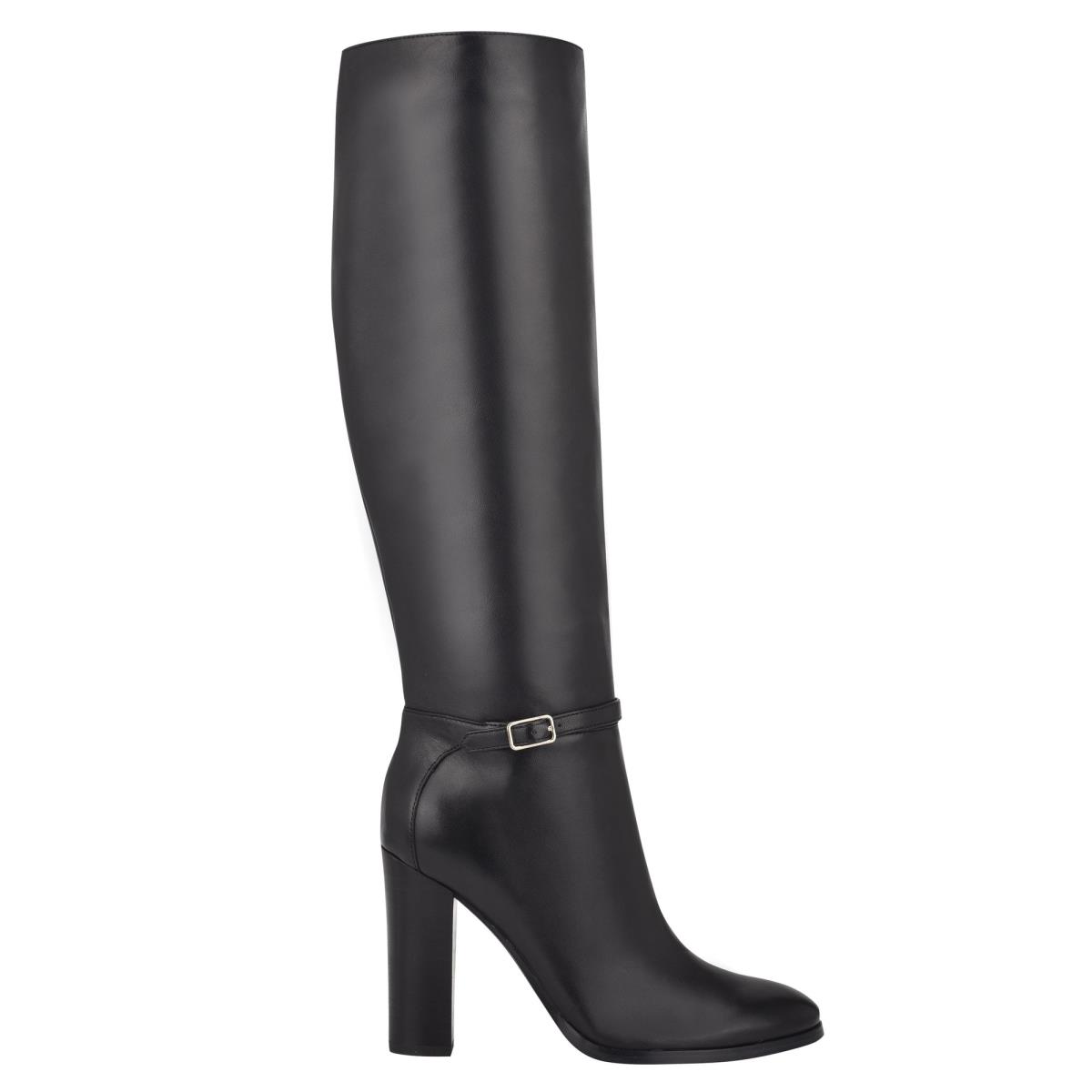 Nine West Kimy Stiefel mit Absatz Damen Schwarz | 7630KBNMH