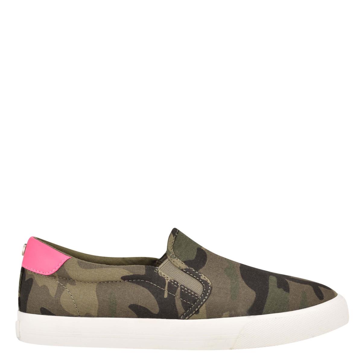 Nine West Lala Slip-on-sneakers Damen Camouflage | 7038DKXJQ