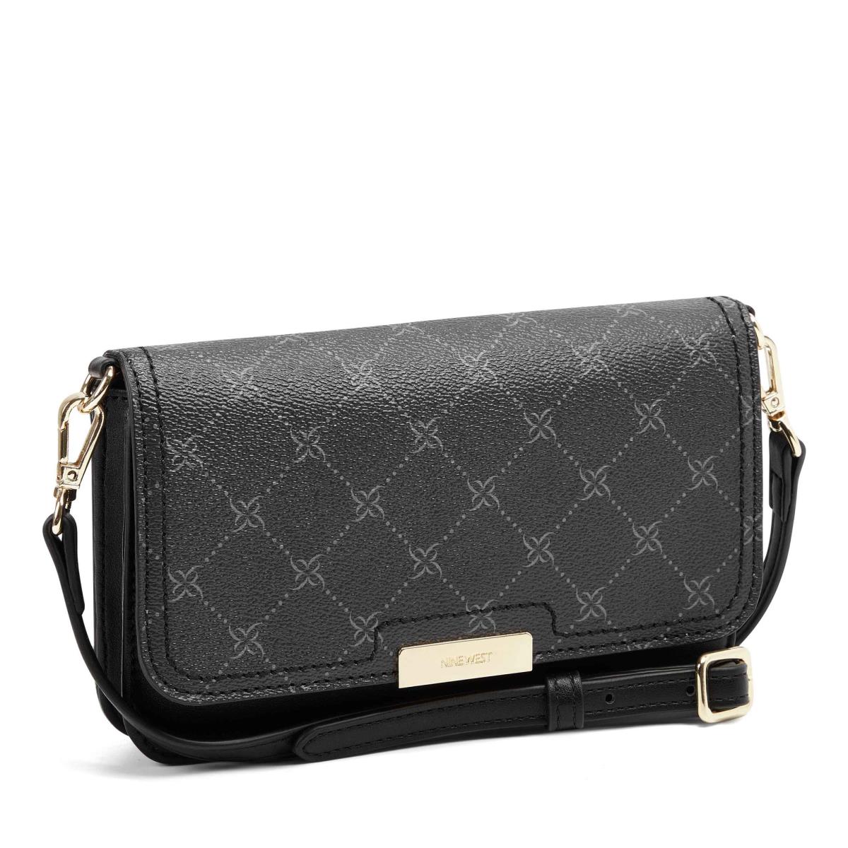 Nine West Lawson Wallet On A String crossbody taschen Damen Schwarz | 2568ZUQTY