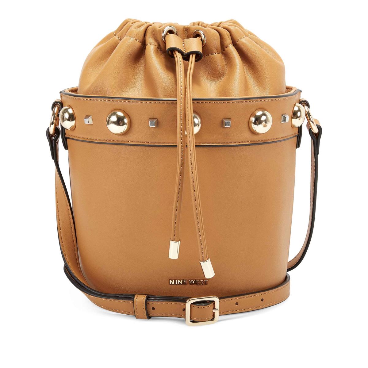 Nine West Laylin Drawstring Bucket crossbody taschen Damen Orange | 9016MQORD