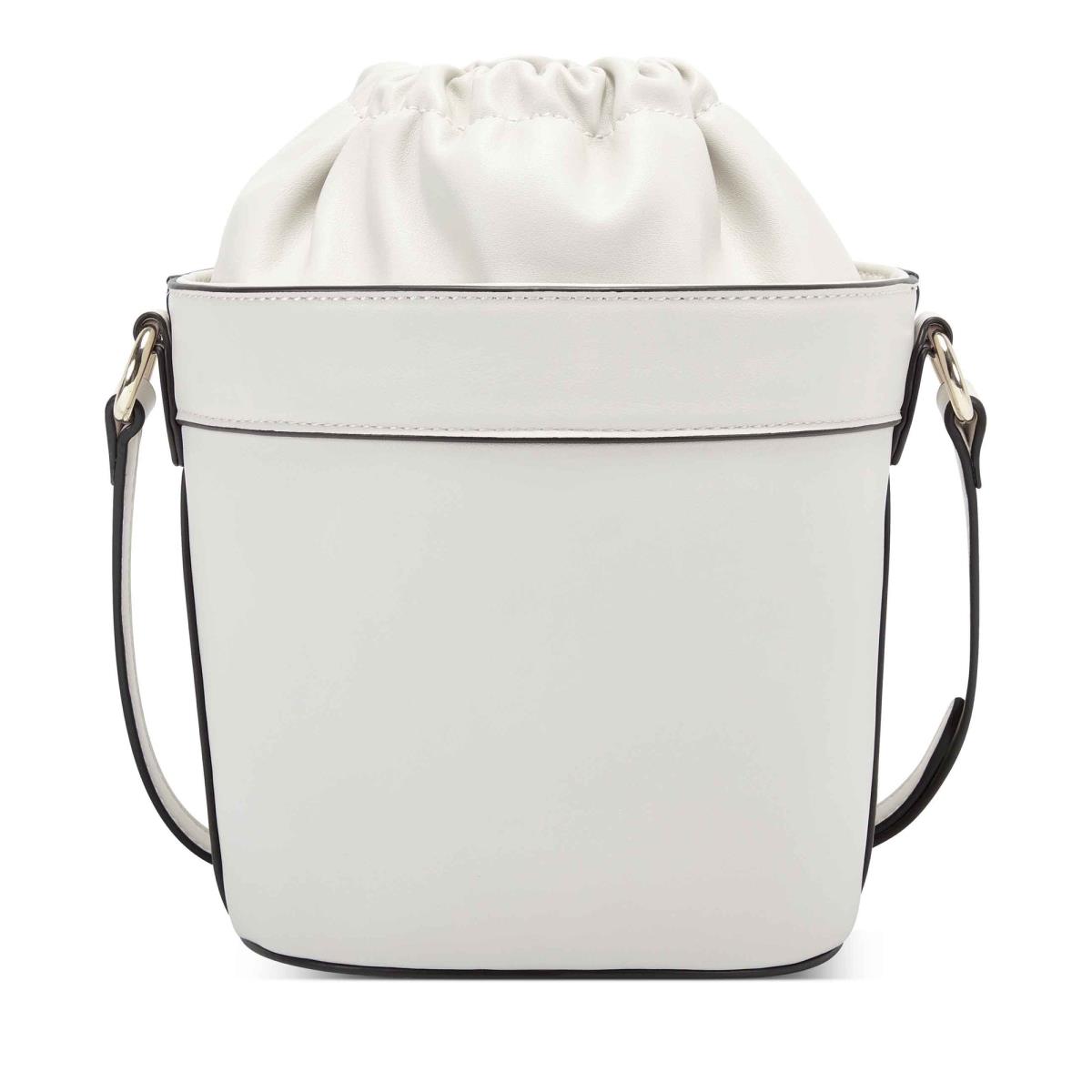 Nine West Laylin Drawstring Bucket crossbody taschen Damen Weiß | 9587YLIZO