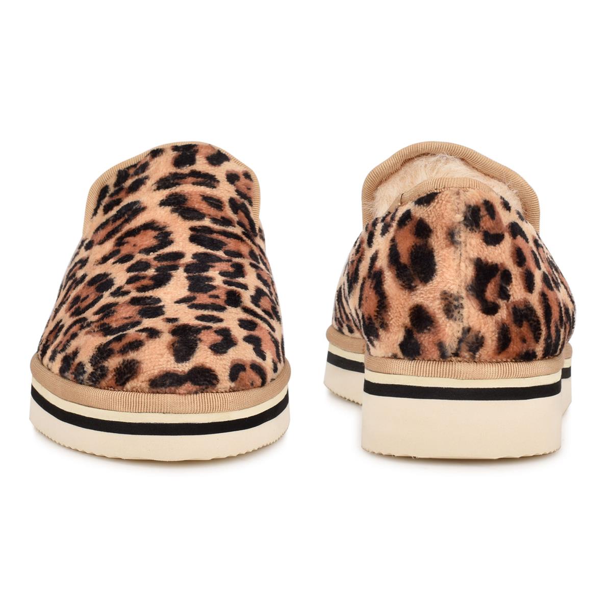 Nine West Laze Cozy Slip On Ballerinas Damen Leopard | 8795CKFAH