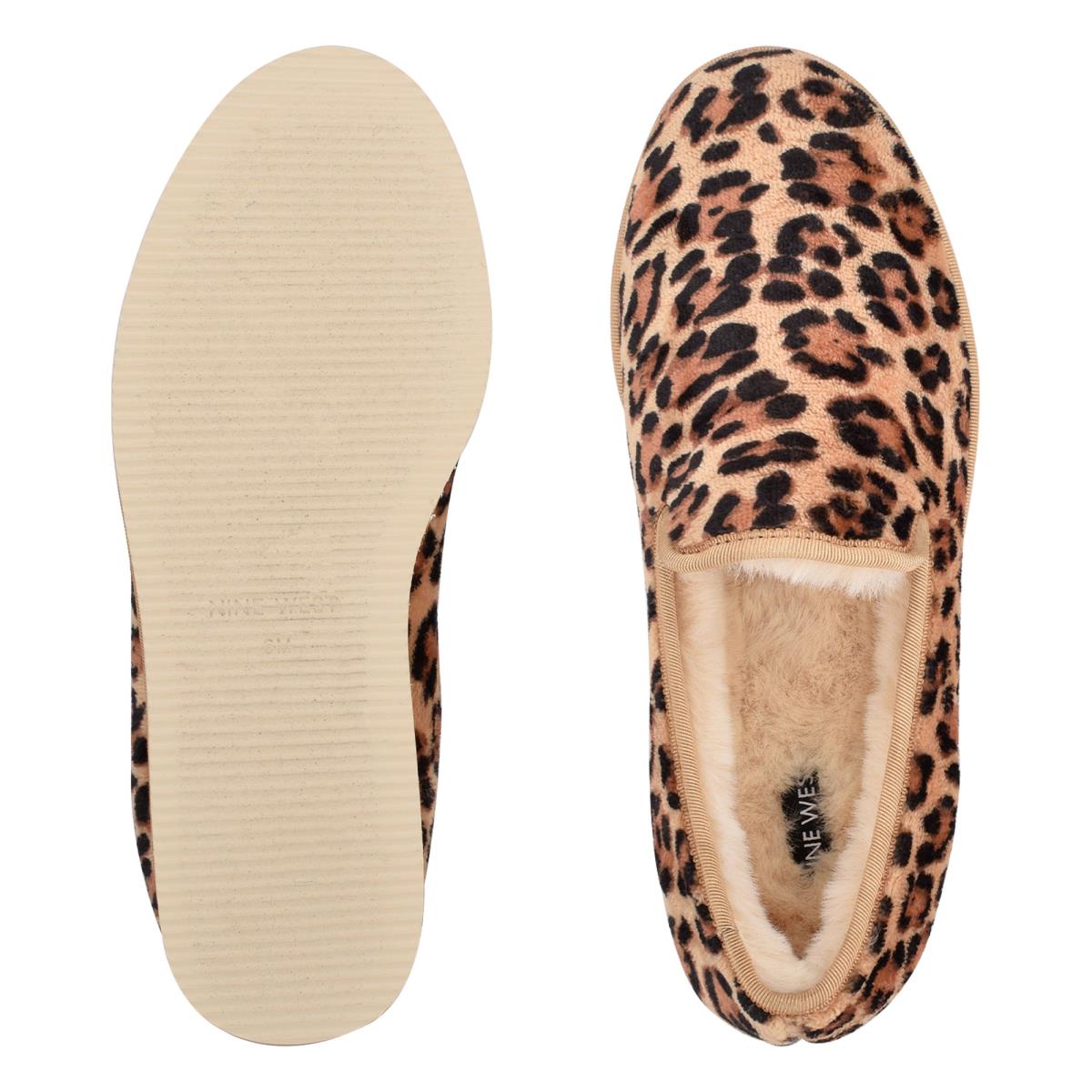 Nine West Laze Cozy Slip On Ballerinas Damen Leopard | 8795CKFAH