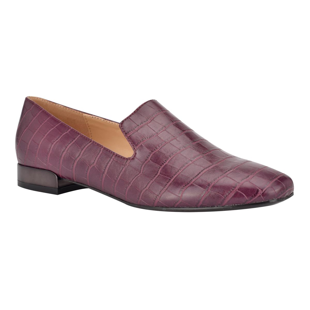 Nine West Lisette Smoking Flats Damen Bordeaux | 5281HIXWQ