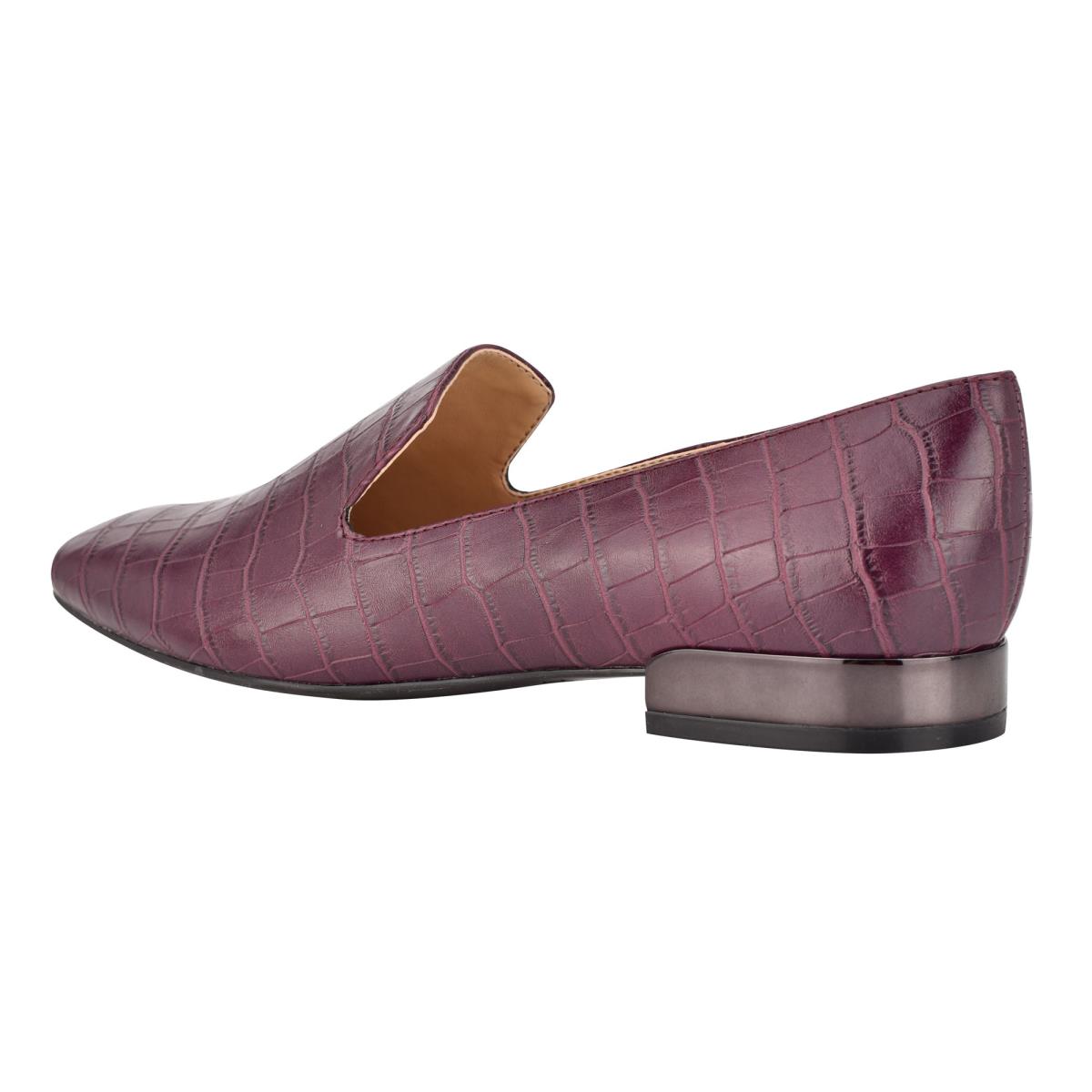 Nine West Lisette Smoking Flats Damen Bordeaux | 5281HIXWQ