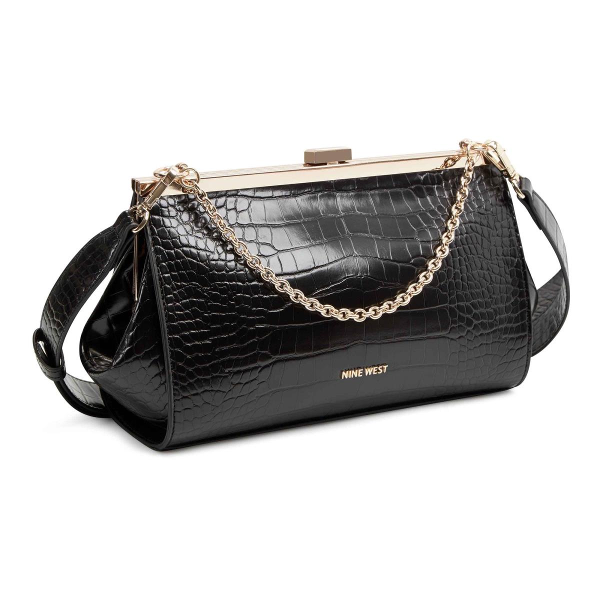 Nine West Mallorie Fram crossbody taschen Damen Schwarz | 7825ACRHL