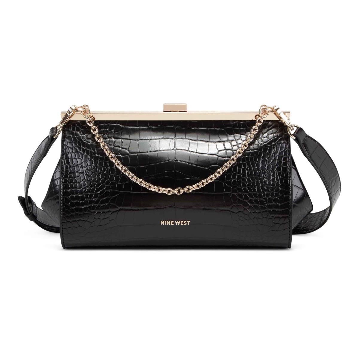 Nine West Mallorie Fram crossbody taschen Damen Schwarz | 7825ACRHL