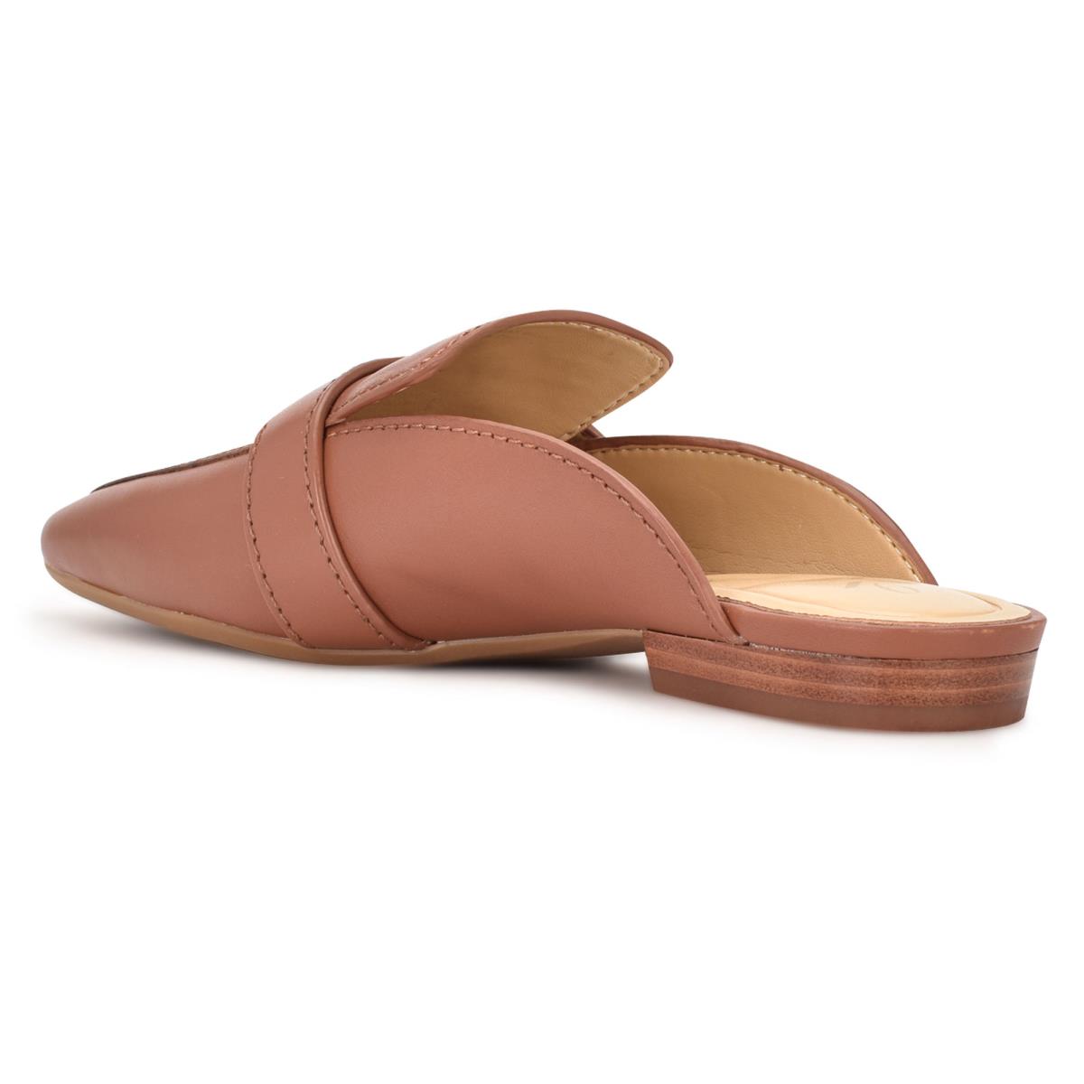 Nine West Neat 9x9 Loafer Mules Damen Kaffee | 3265PVSHT