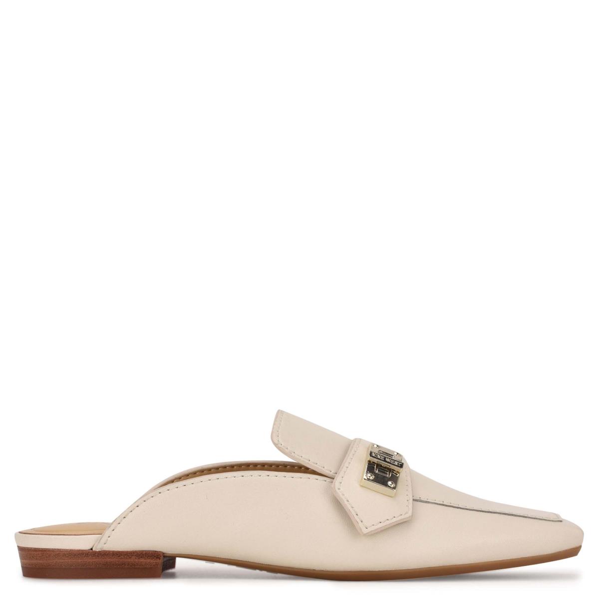 Nine West Neat 9x9 Loafer Mules Damen Weiß | 0693TPIKO