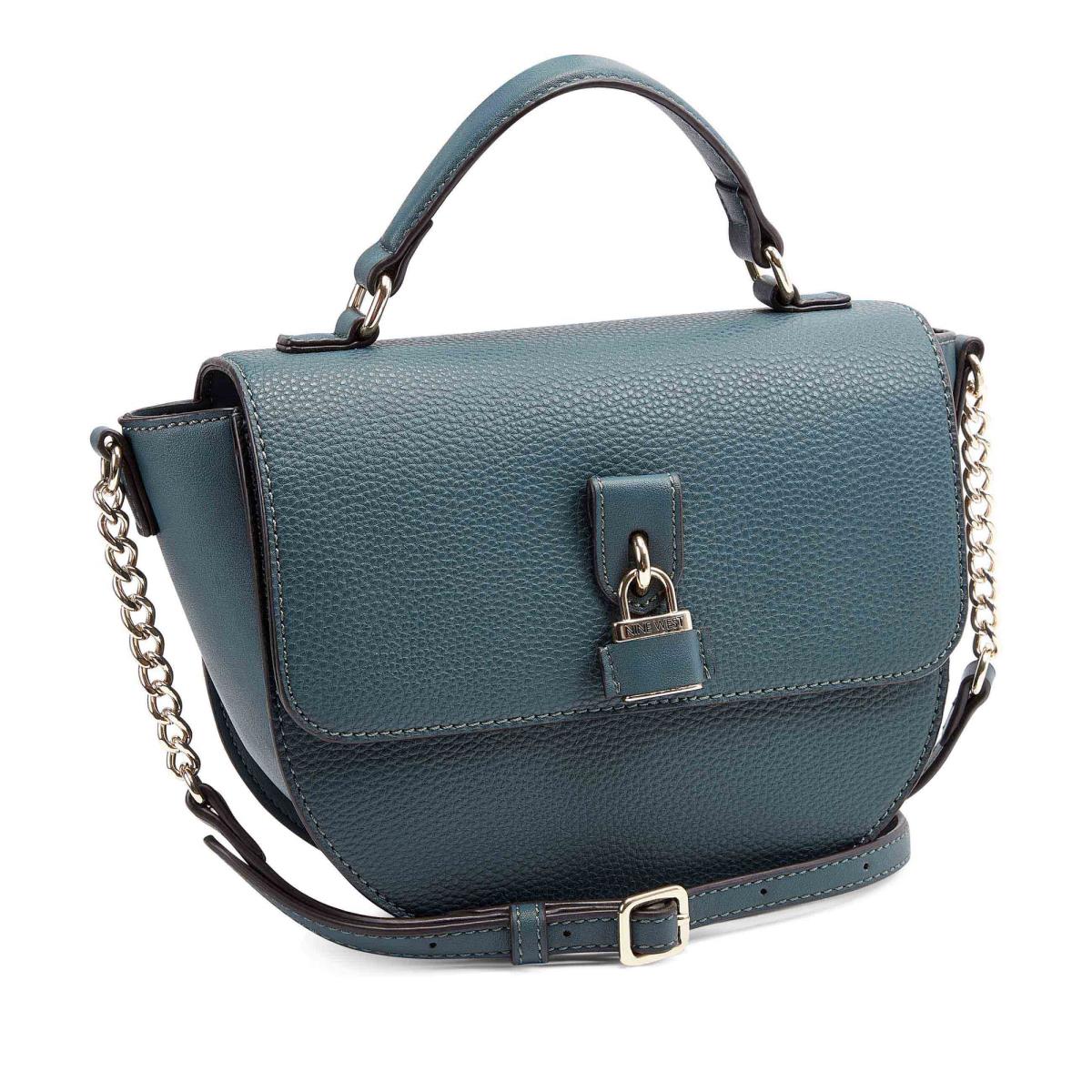 Nine West Nemi Top Handle Flap crossbody taschen Damen Blau | 3892ZEBCY