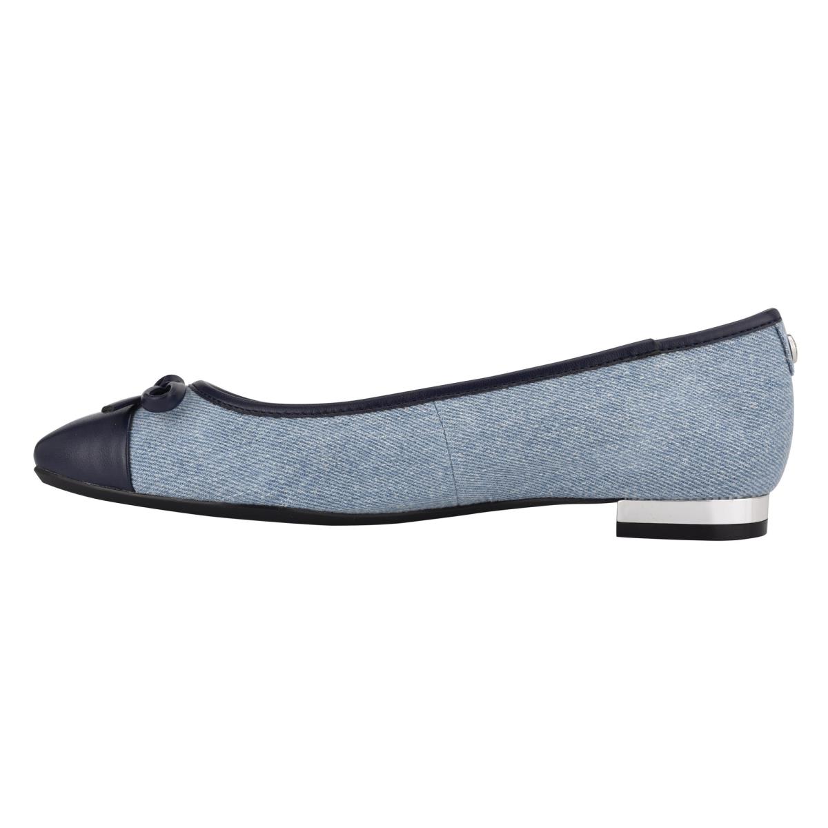 Nine West Olly 9x9 Ballet Ballerinas Damen Blau | 8531UWLNG