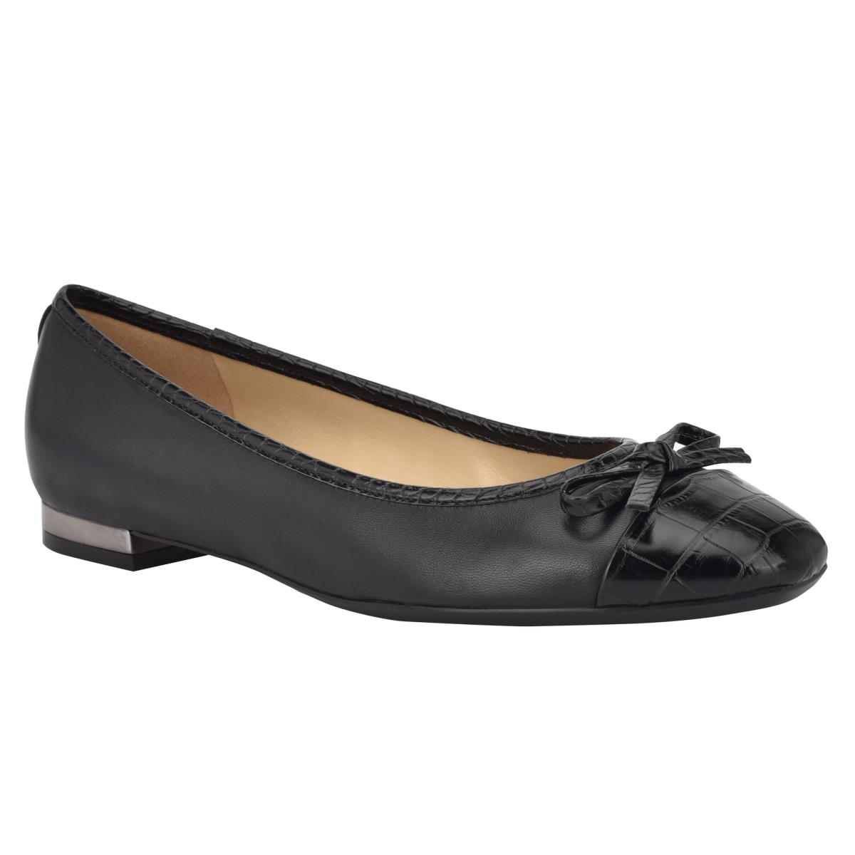 Nine West Olly 9x9 Ballet Flats Damen Schwarz | 5928BAWDF