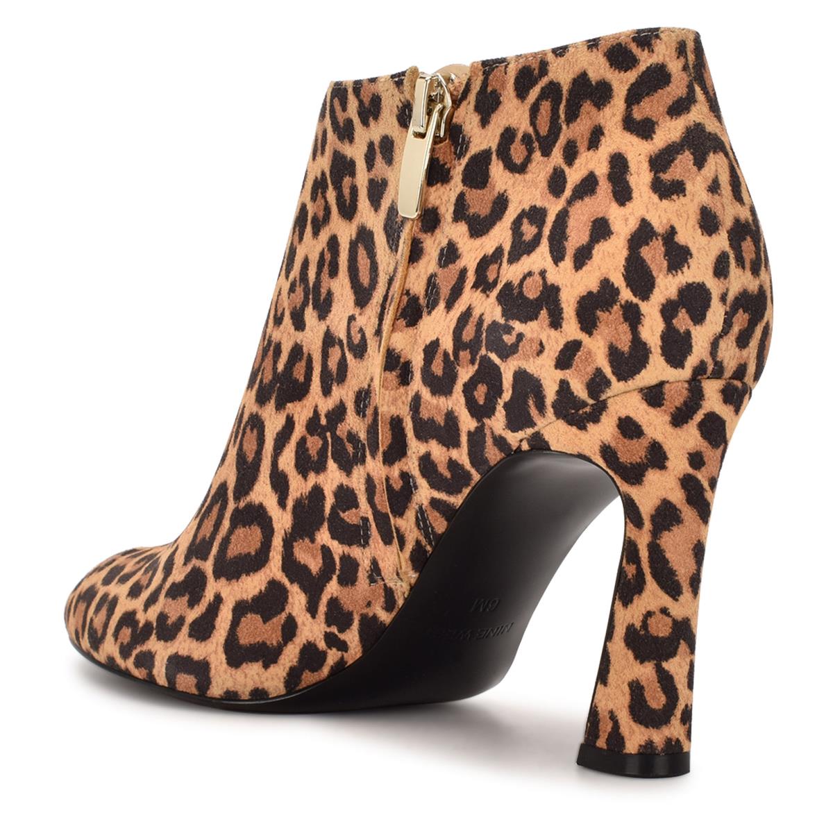 Nine West Raze Kleider Stiefeletten Damen Leopard | 4061FTNOM