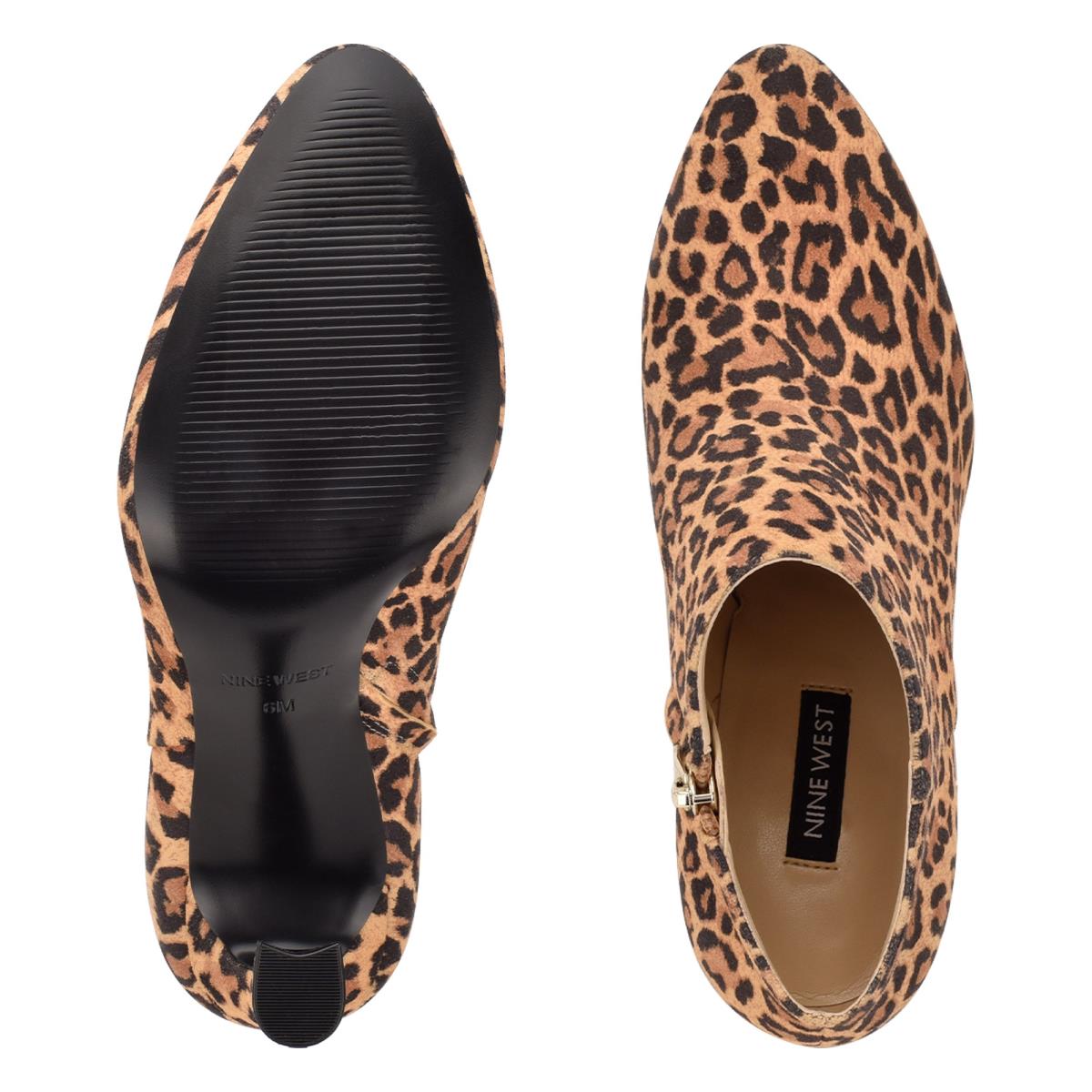 Nine West Raze Kleider Stiefeletten Damen Leopard | 4061FTNOM