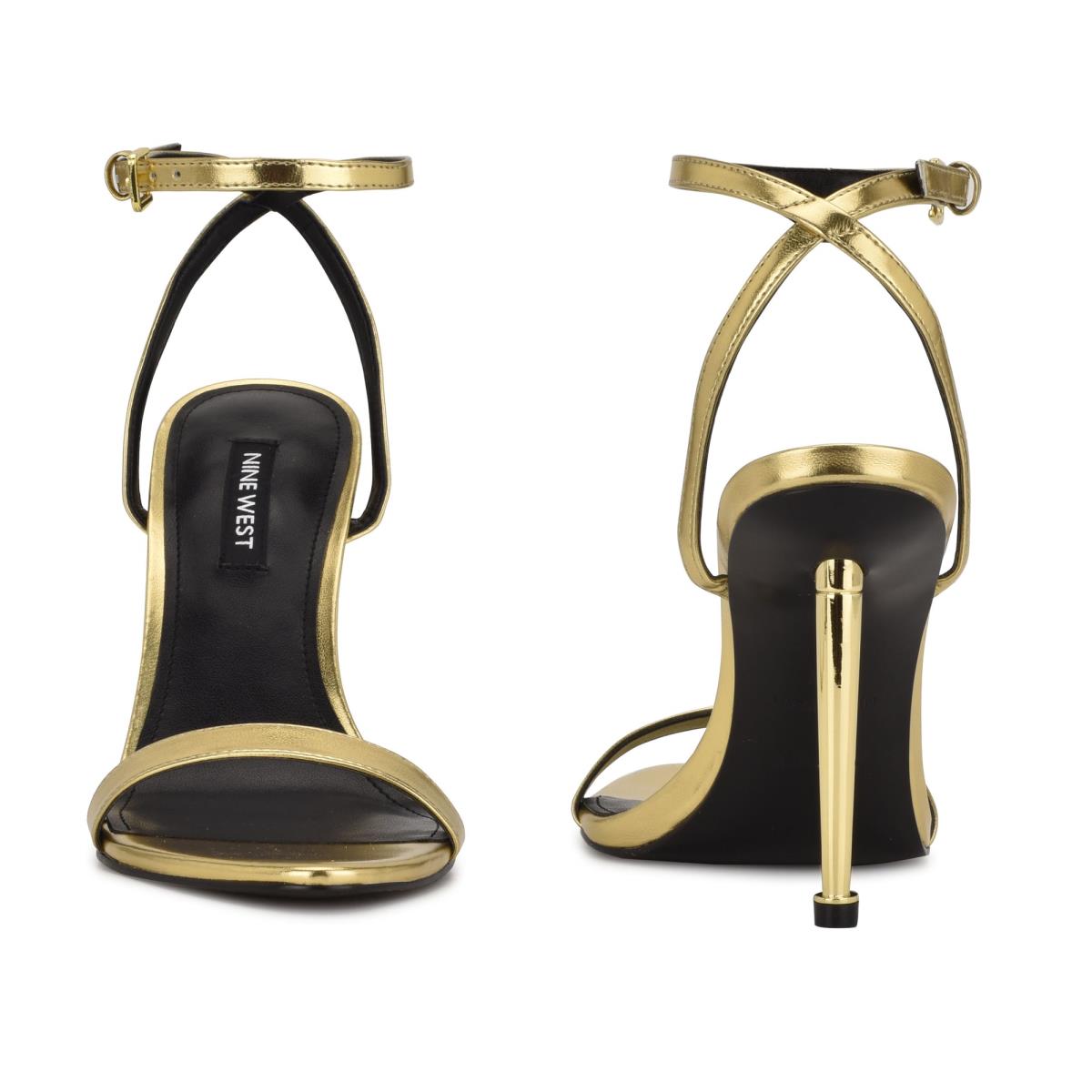 Nine West Reina Ankle Riemchensandalen Damen Gold | 0967VHWBM