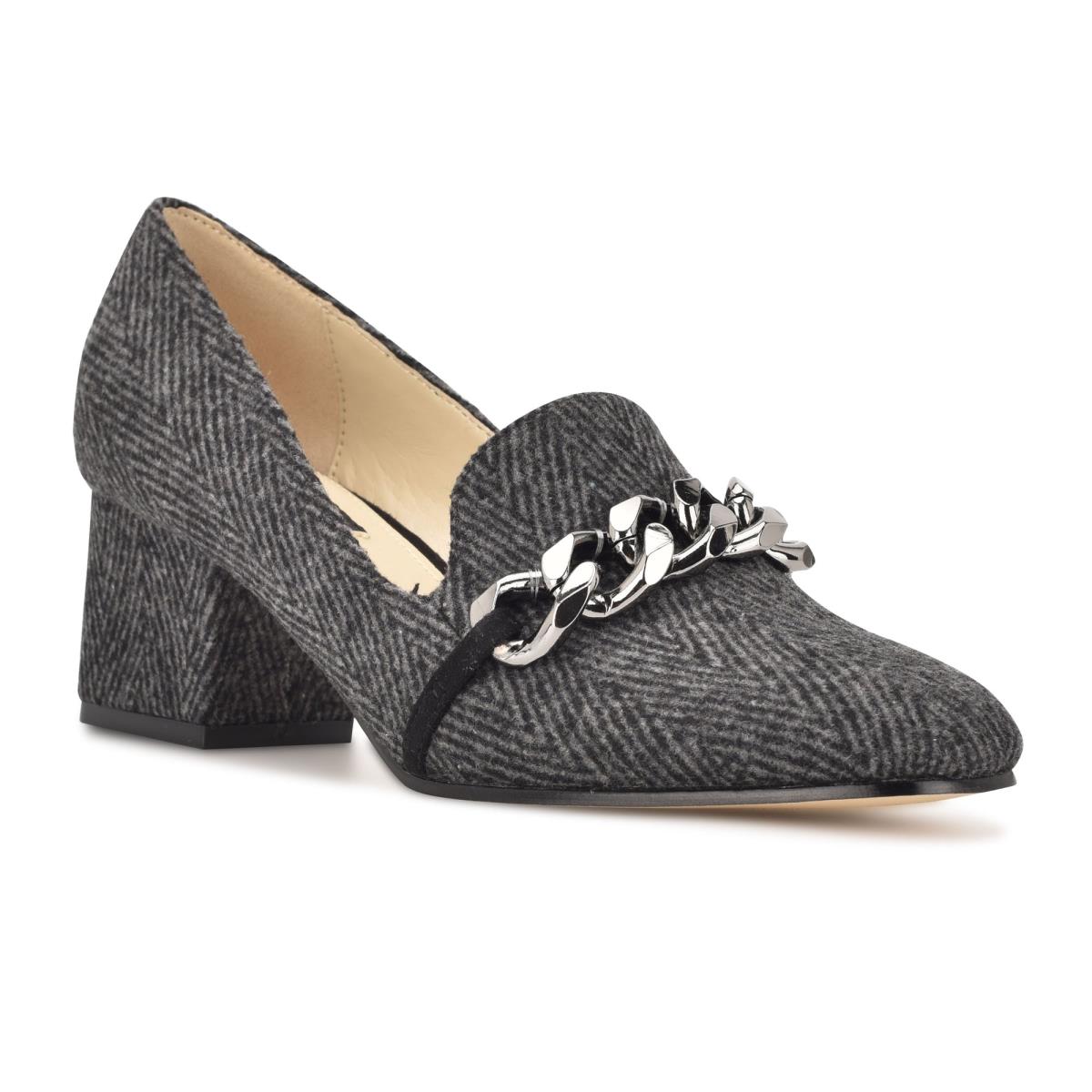 Nine West Remal Absatz Loafers Damen Grau | 6094CEALX