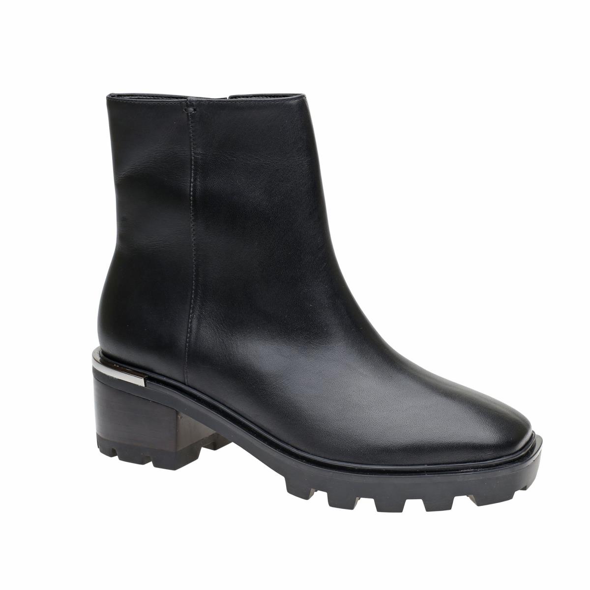 Nine West Remmie Lug Sole Stiefeletten Damen Schwarz | 9435QGPXW