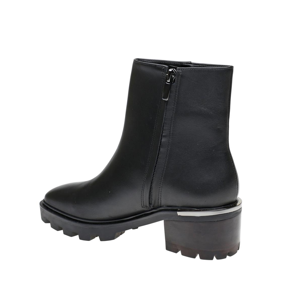 Nine West Remmie Lug Sole Stiefeletten Damen Schwarz | 9435QGPXW