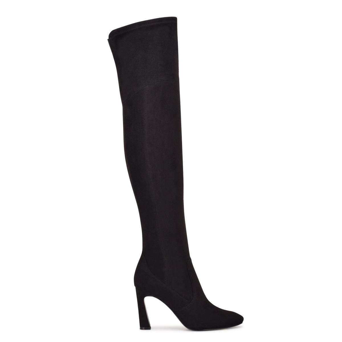 Nine West Sizzle Over The Knee Heel Stiefel Damen Schwarz | 4281ZBOTA