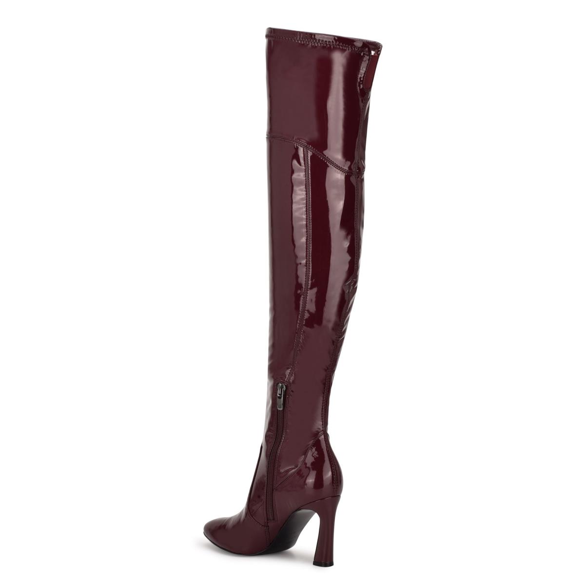 Nine West Sizzle Over The Knee Heel Stiefel Damen Rosa | 6012JKUAR