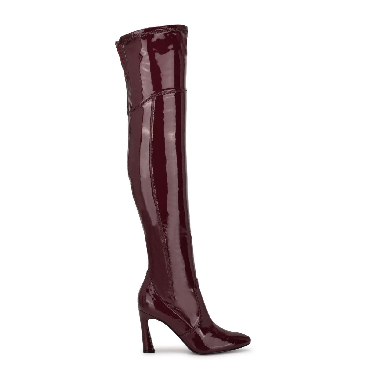 Nine West Sizzle Over The Knee Heel Stiefel Damen Rosa | 6012JKUAR